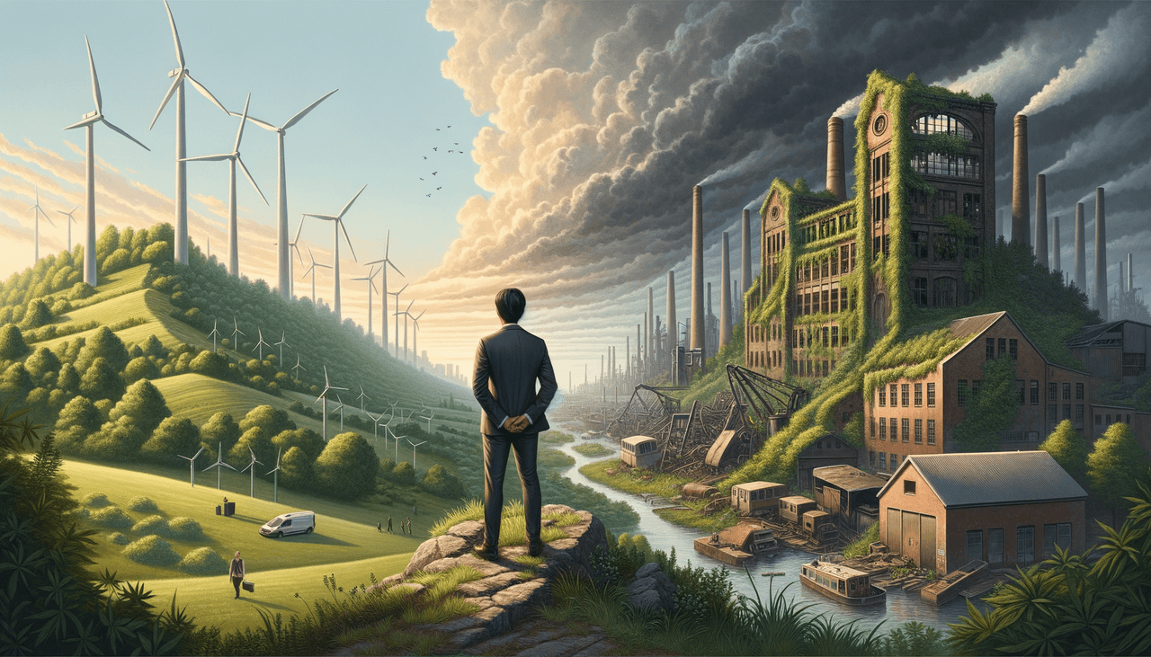 Der stille Exodus: Deutschlands Klimaziele unter dem Druck der Deindustrialisierung Cover