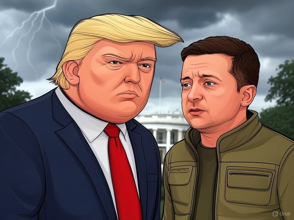 Die geopolitische Realität: Europas Umgang mit dem Ukraine-Konflikt und Donald Trumps Einflüsse Cover