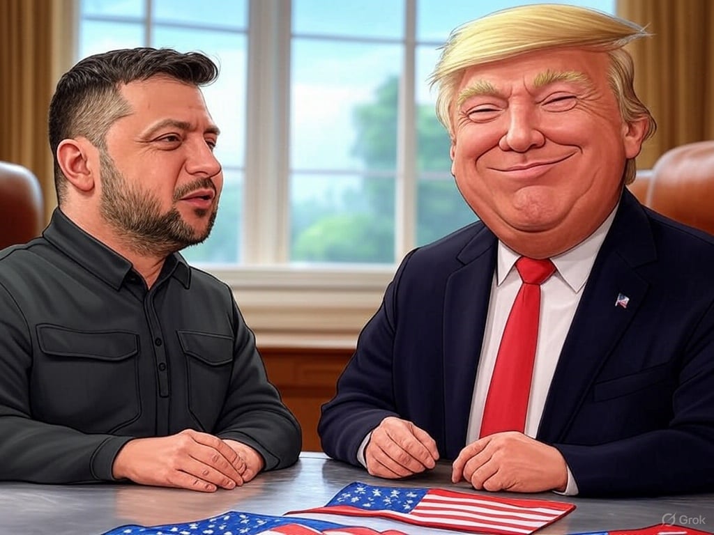 Transparente Diplomatie oder inszenierte Politikkunst? Ein Blick auf das Treffen von Selenskyj und Trump Cover